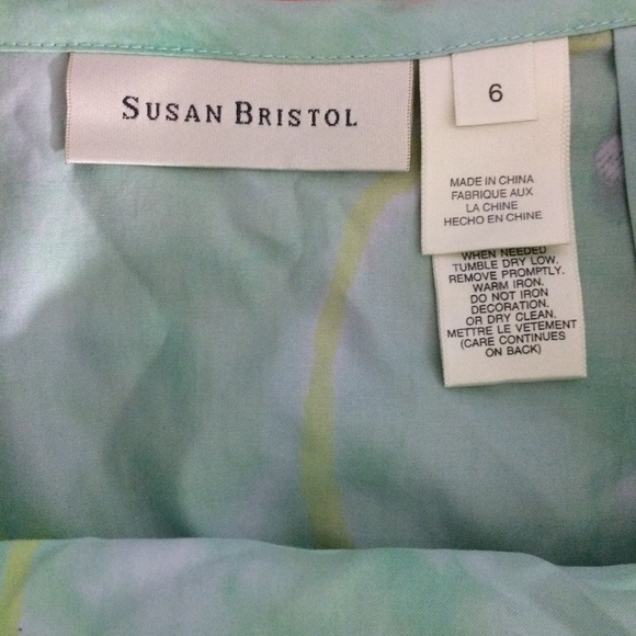 Susan Bristol Womens Sz 6 Beaded Floral Midi Skirt - Picture 3 of 5